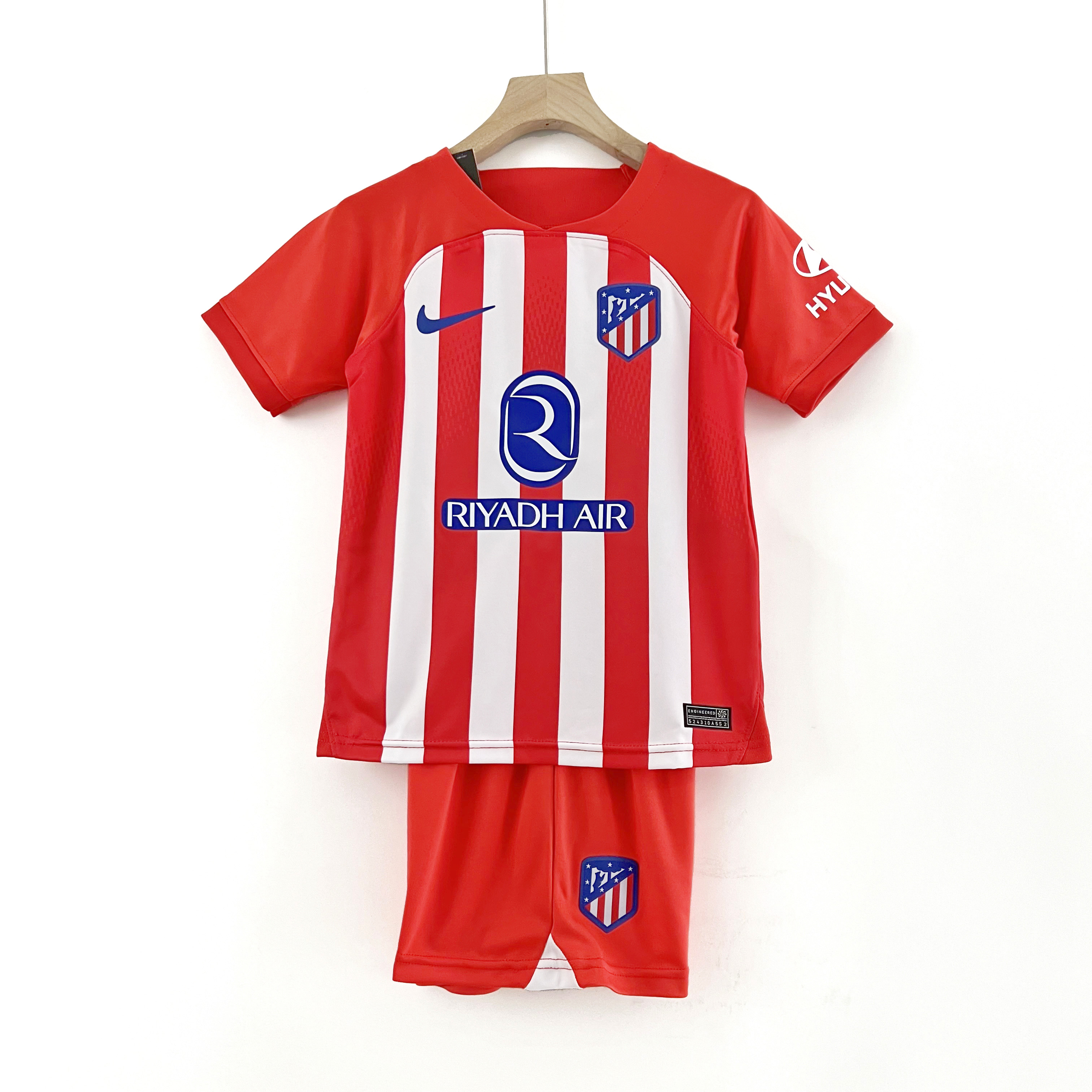 Atletico Madrid 23-24 Home Kids Kit